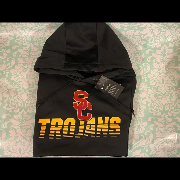 Nike dri fit men’s usc Trojans on field hoodie